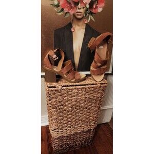 Dr. Scholl's Sandals Women Eleanor Brown Sandal Heels Sz 7